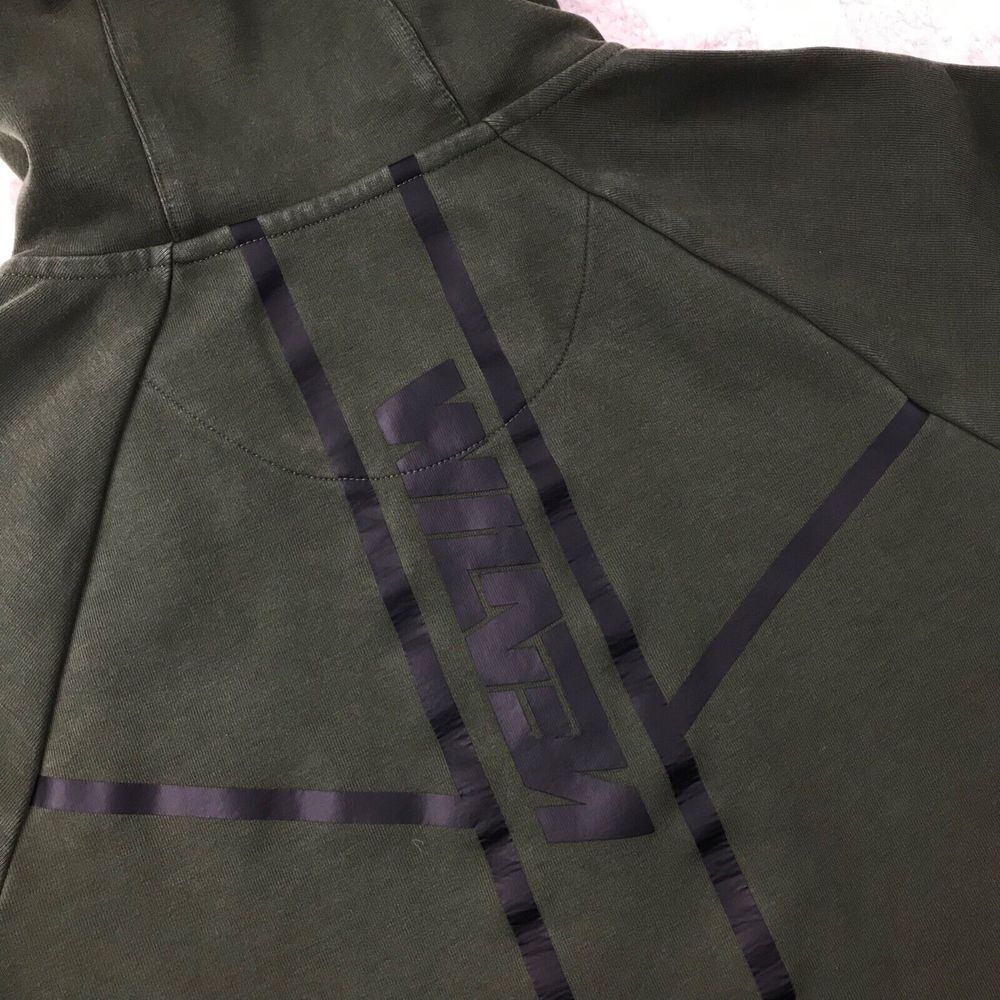 Venum Hoodie Sweatshirt Mens Small Green Full Zip MMA Fighting Training * - Picture 12 of 14